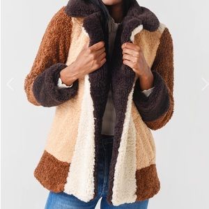 NWT ALC Women’s Stefan Colorblocked Teddy Coat